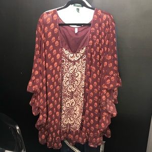 Free People Ruffle Dress